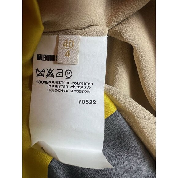 valentino colorblock dress 40/ 4 - Picture 9 of 16